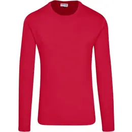 Mens Long Sleeve All Star T-Shirt Red Front